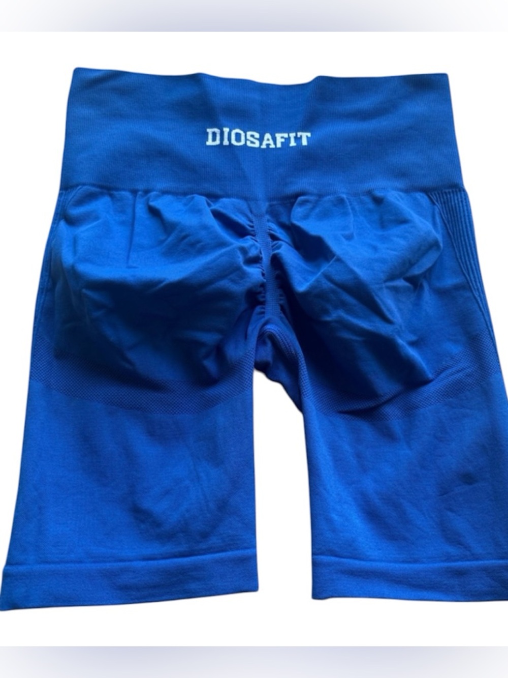DiosaFit Shorts Vibrant  Blue Athletic Booty Lift Size Small Gym Yoga Running